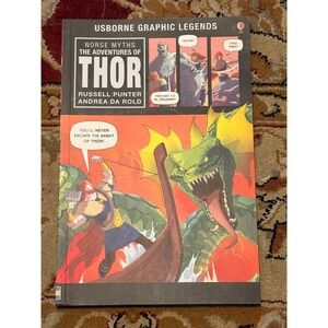 Usborne Graphic Legends The Adventures of Thor Norse Myths Childrens Book